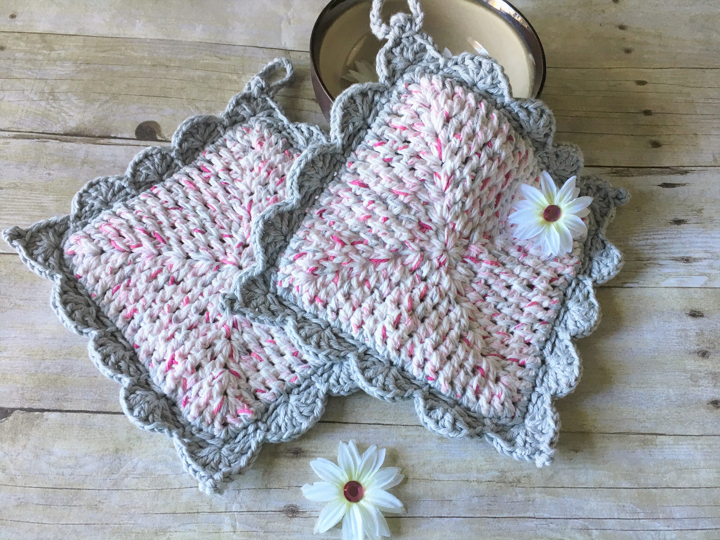 Handmade Pot Holders Crochet Pot Holders Kitchen Pot Etsy