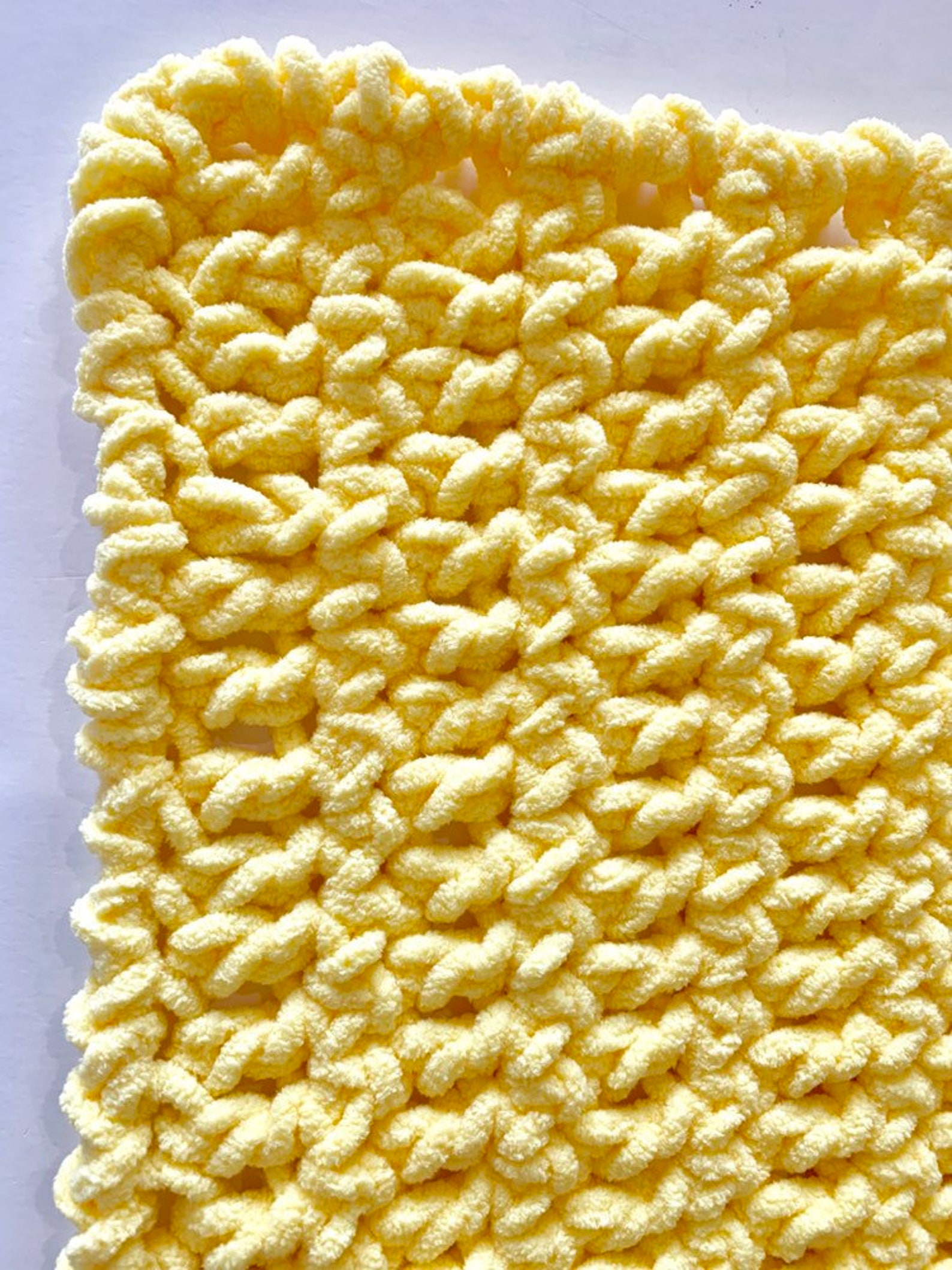 Yellow Baby Blanket Crochet Baby Blanket Travel Blanket Etsy