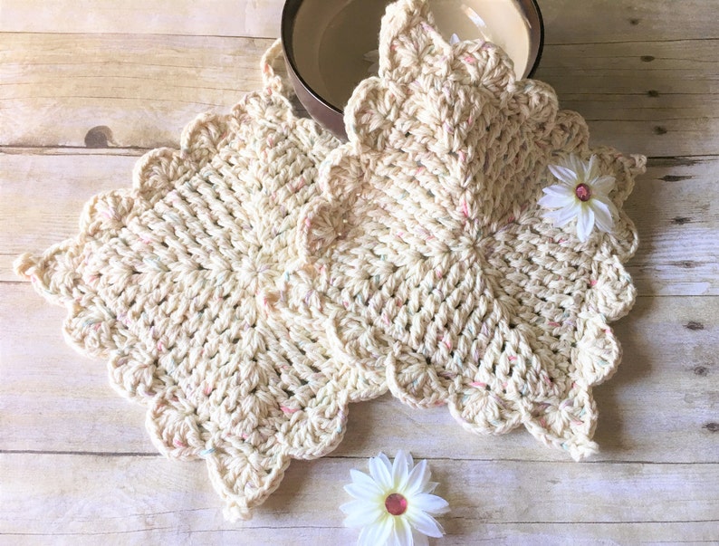 Kitchen Pot Holders Beige Pot Holders Crochet Pot Holders Etsy