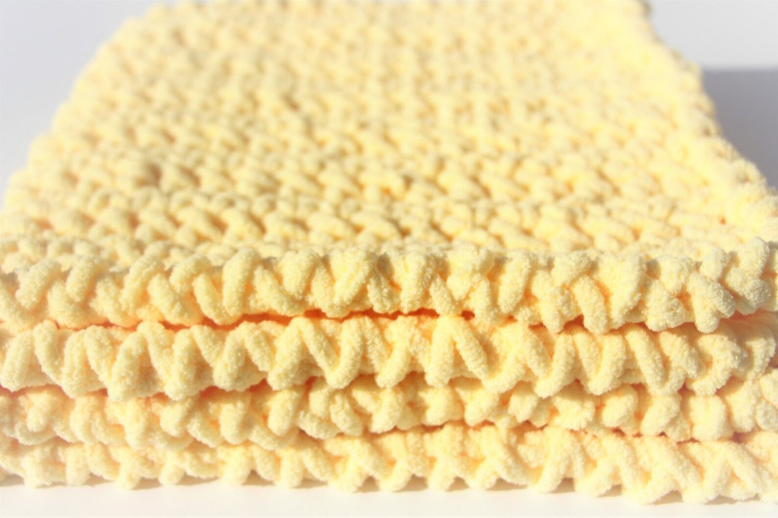 Yellow Baby Blanket Crochet Baby Blanket Travel Blanket Etsy