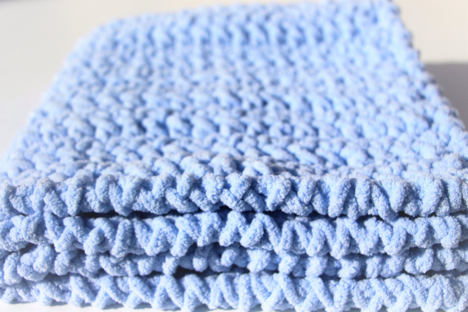 Aqua Baby Blanket Crochet Baby Blanket Car Seat Blanket Etsy