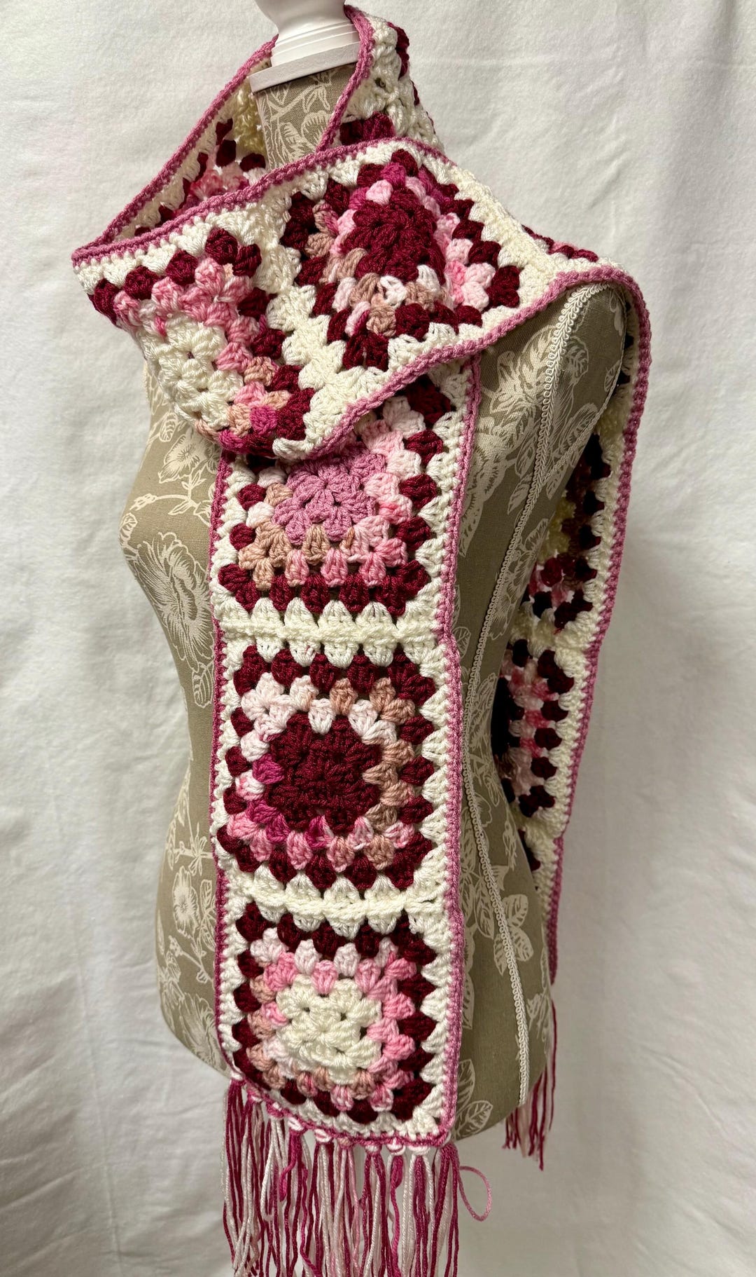 LARGE SQUARE SCARF SISTERHOOD OF THE ROSE