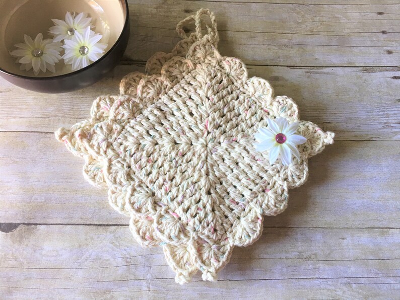 Kitchen Pot Holders Beige Pot Holders Crochet Pot Holders Etsy