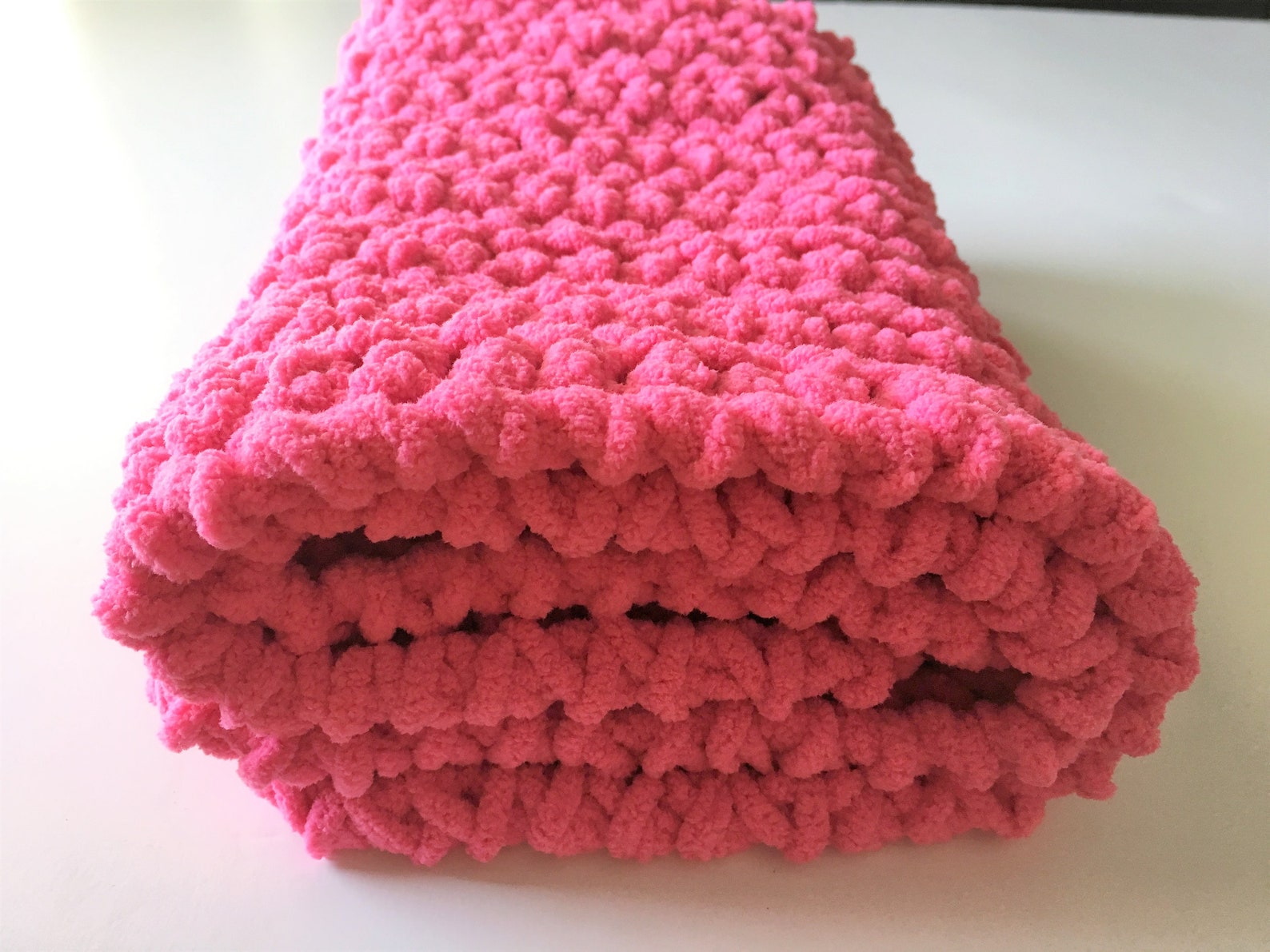 Peach Baby Blanket Crochet Baby Blanket Car Seat Blanket Etsy