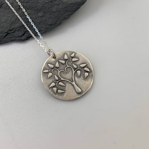 Einzigartige Baum des Lebens Sterling Silber Halskette Silber Baum Anhänger Halskette Silber Schmuck Geschenk für sie Handgemachte Silber Baum Boho Halskette