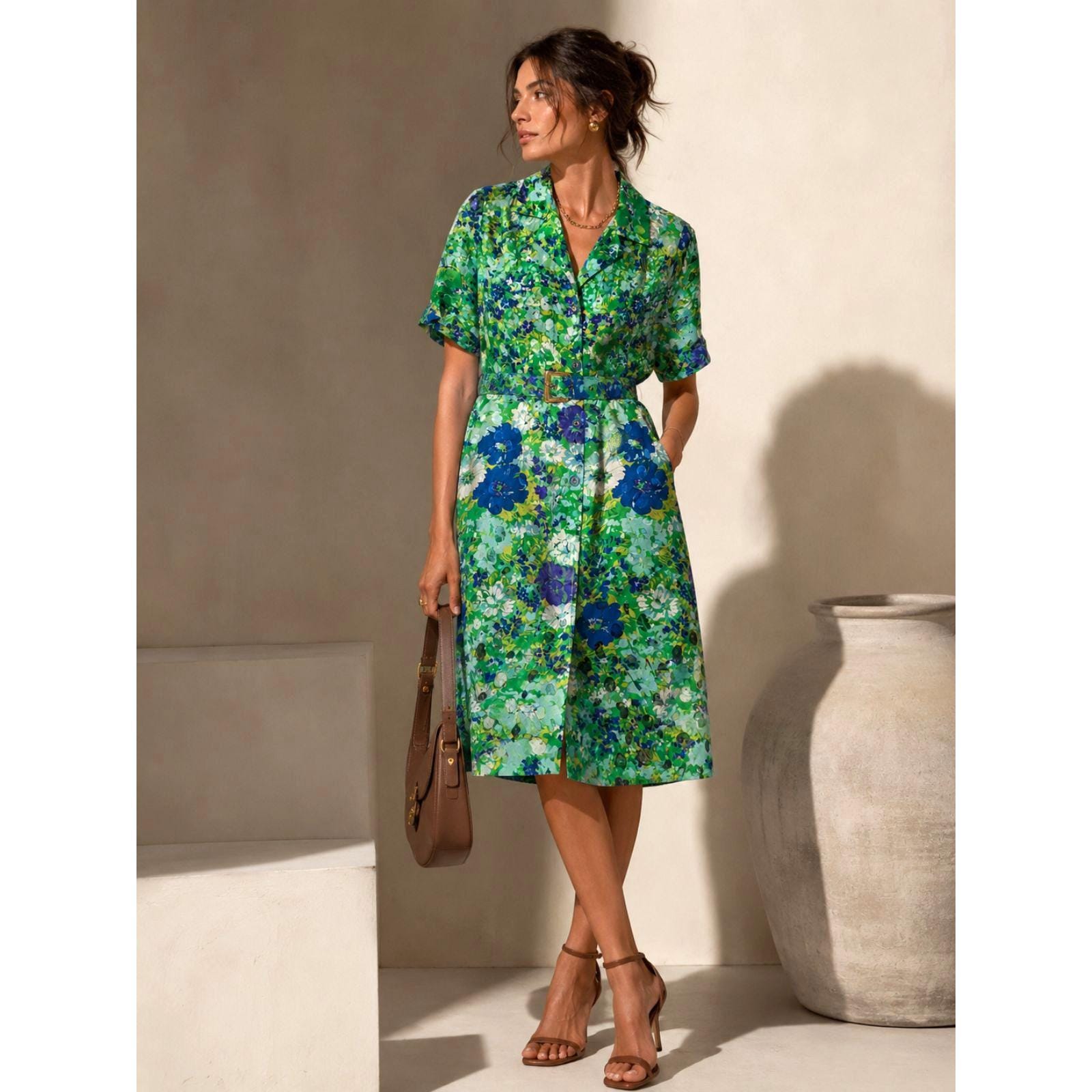 denim one piece dress knee length Introducing our exquisite Collection! *Elevate your style with aline premium Quality with detachable belt.* *Pls don't compare to low quality products* 🦋 Premium Denim tunic with beautiful embroidery denim one piece short