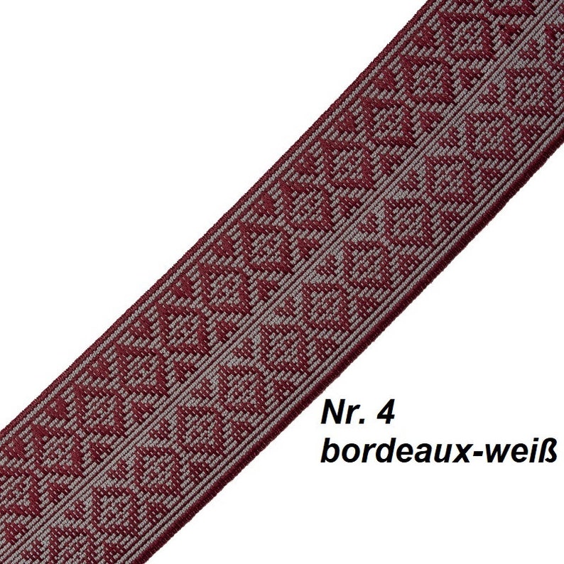 Gummiband, elastische Borte, 4 cm, für Trachtengürtel, viele Farben zur Wahl Euro 9,95/m Bild 5