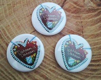 Magnet "Dahoam is Dahoam" Kühlschrankmagnete  (ab 2,50 Euro/Stück)