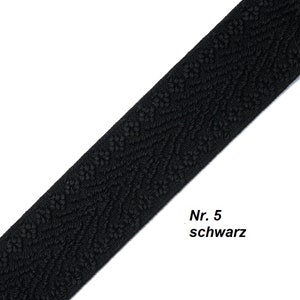 Gummiband, elastische Borte, 4 cm, für Trachtengürtel, viele Farben zur Wahl Euro 9,95/m Nr. 5