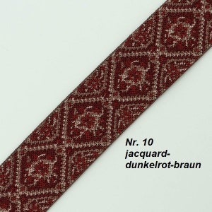Gummiband, elastische Borte, 4 cm, für Trachtengürtel, viele Farben zur Wahl Euro 9,95/m Nr. 10