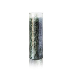 Green Handcrafted Palm Wax Prayer Candle