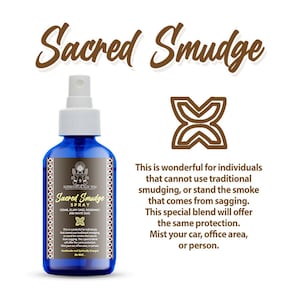 Sacred Smudge Spray, Energy Clearing Mist, Traditional Smudging, Clear Negative Energy From Your Home