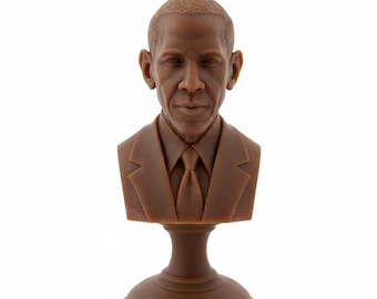 Barack Obama Bust Candle 5.5 Inch | First Black President Candle | Black History Decor | Black Excellence Gift | Hand Poured Candle