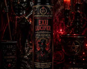 Profumo rituale di lusso Exu Lucifer / Colonia Quimbanda / Colonia Seduction / Fragranza di lusso scura / Profumo Exu