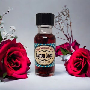 Authentic Handcrafted Haitian Love Oil, Aphrodisiac, Attraction Oil, Seduction Oil, Pheromones, Intention Oil, Ritual Oil, Love Oil, Come to
