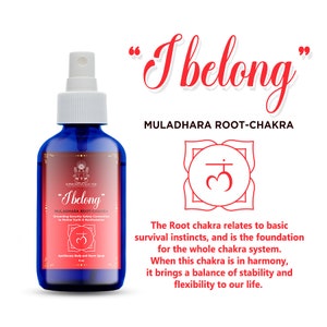Root Chakra Spray, Meditation Spray, Chakra Healing