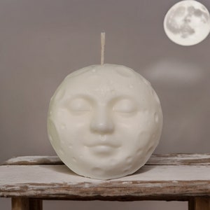 Candela rituale della luna piena, Candela magica, Candela di manifestazione, Magia della luna piena, Candela soprannaturale della luna, Candela rituale della luna