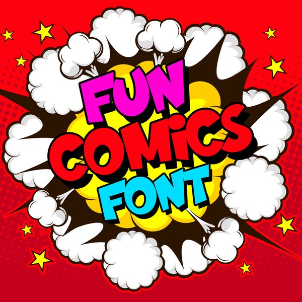 Fun Comics Font | Best Comic Fonts | Badaboom Font | Classic Comic Font | Comicraft | Funny Font | Story Font | TTF font - OTF Font