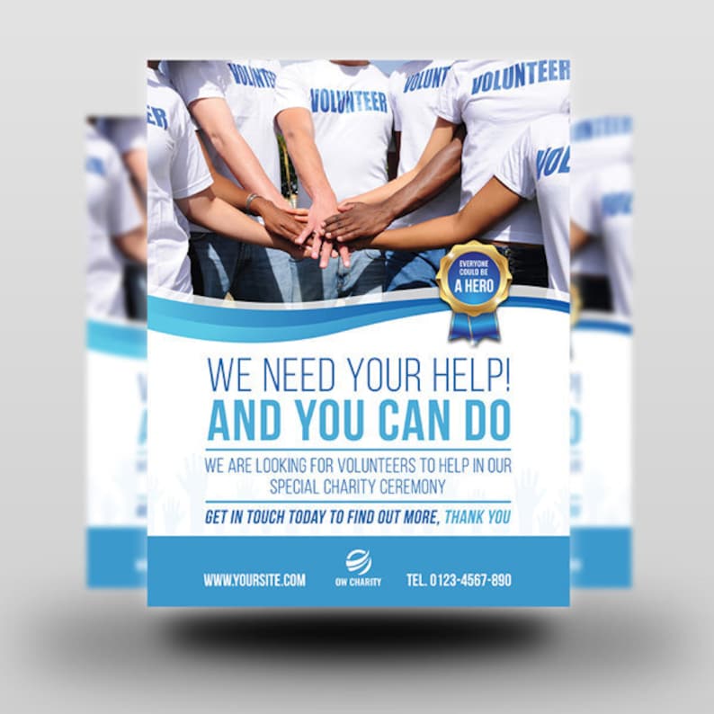 Volunteer Flyer Template