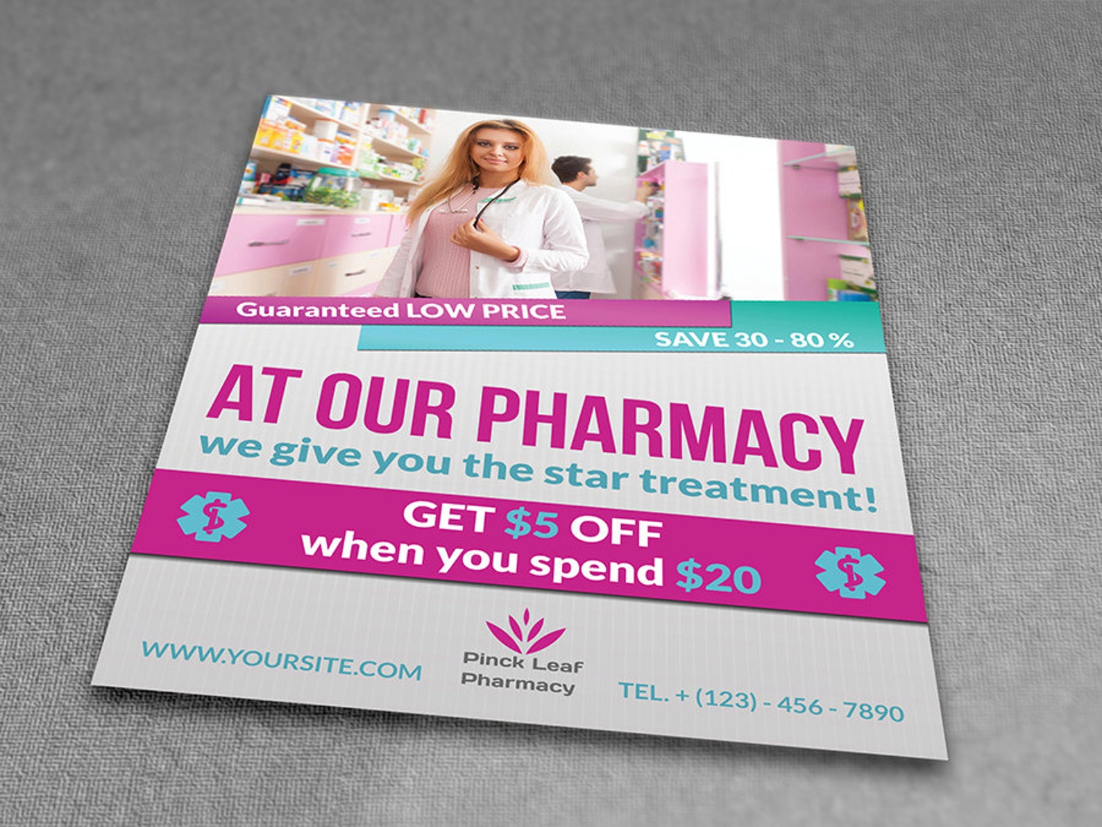 Printable Pharmacy Flyer Flyer Template Flyer Editable | Etsy
