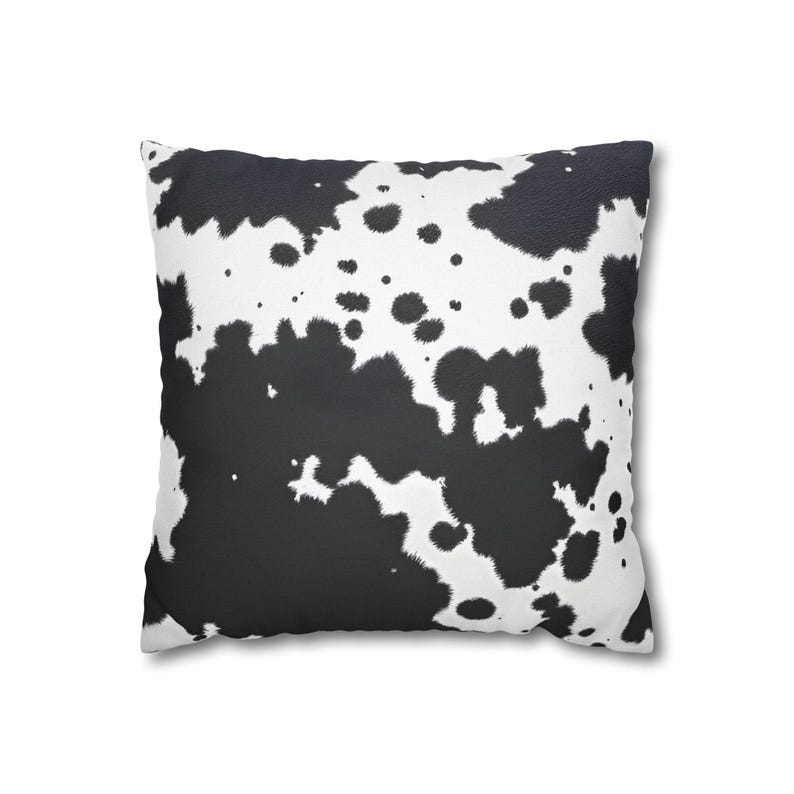 black-and-white-cow-print-pillowcase-square-decorative-pillow-cover