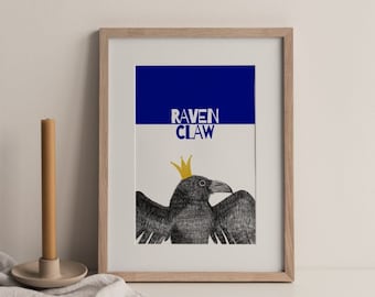 Intelligent House Print | House of the Raven | HP House Print