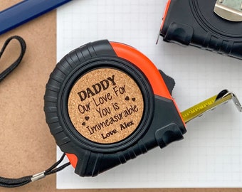 Personalized Tape Measure, Father's Day Gift From Kids, Creative Personalized Gift for Dad, Grandpa gift from grandkids