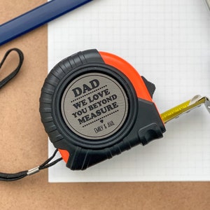 Personalized Tape Measure, Custom Tape Measure, Father&#39;s Day Gift From Kids, Creative Personalized Gift for Dad, Grandpa gift from grandkids