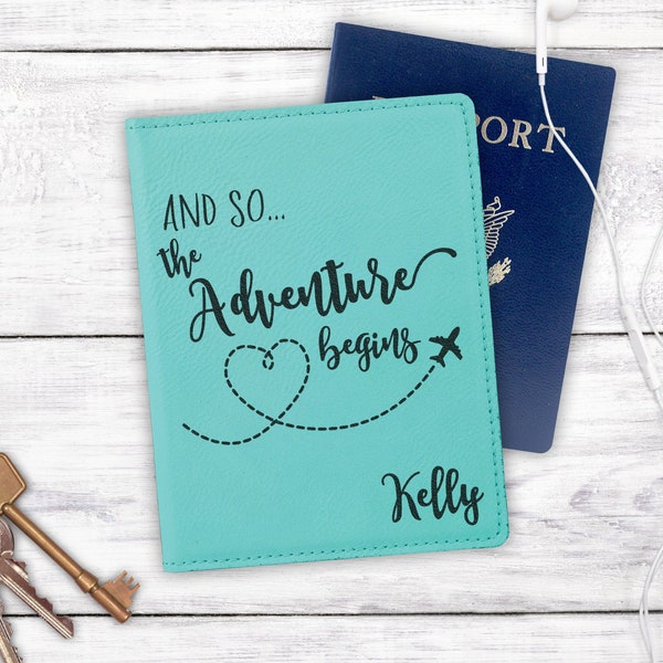 Passport Holder, Personalized Passport Cover, Passport Wallet, Passport Case, Engraved Passport, Custom Passport Holder