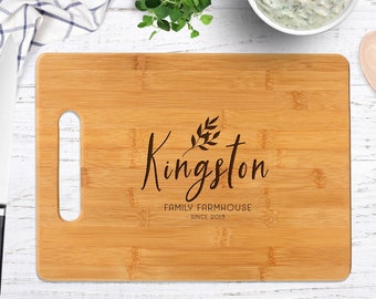 Personalized Cutting Board wedding gift, Engraved Cutting Board, Custom Cutting Board, Housewarming Gift, Anniversary Gift