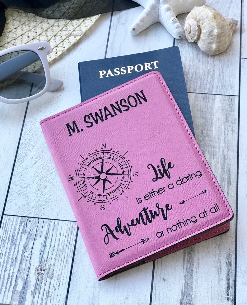 Personalized Passport Covers Monogrammed Gift for Her Custom Etsy