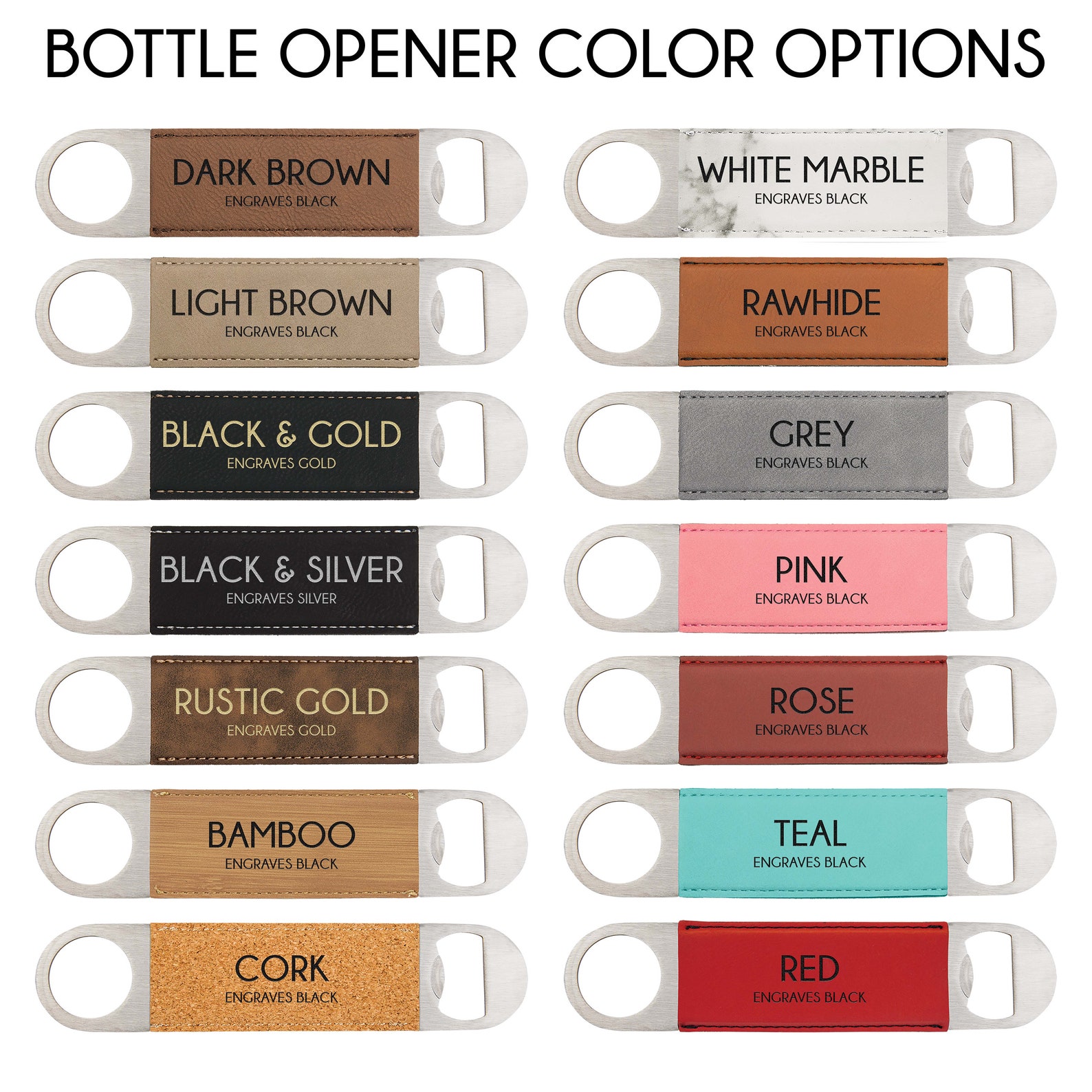 Custom Bottle Opener – Personalized Bar Key for Groomsmen, Bartenders ...