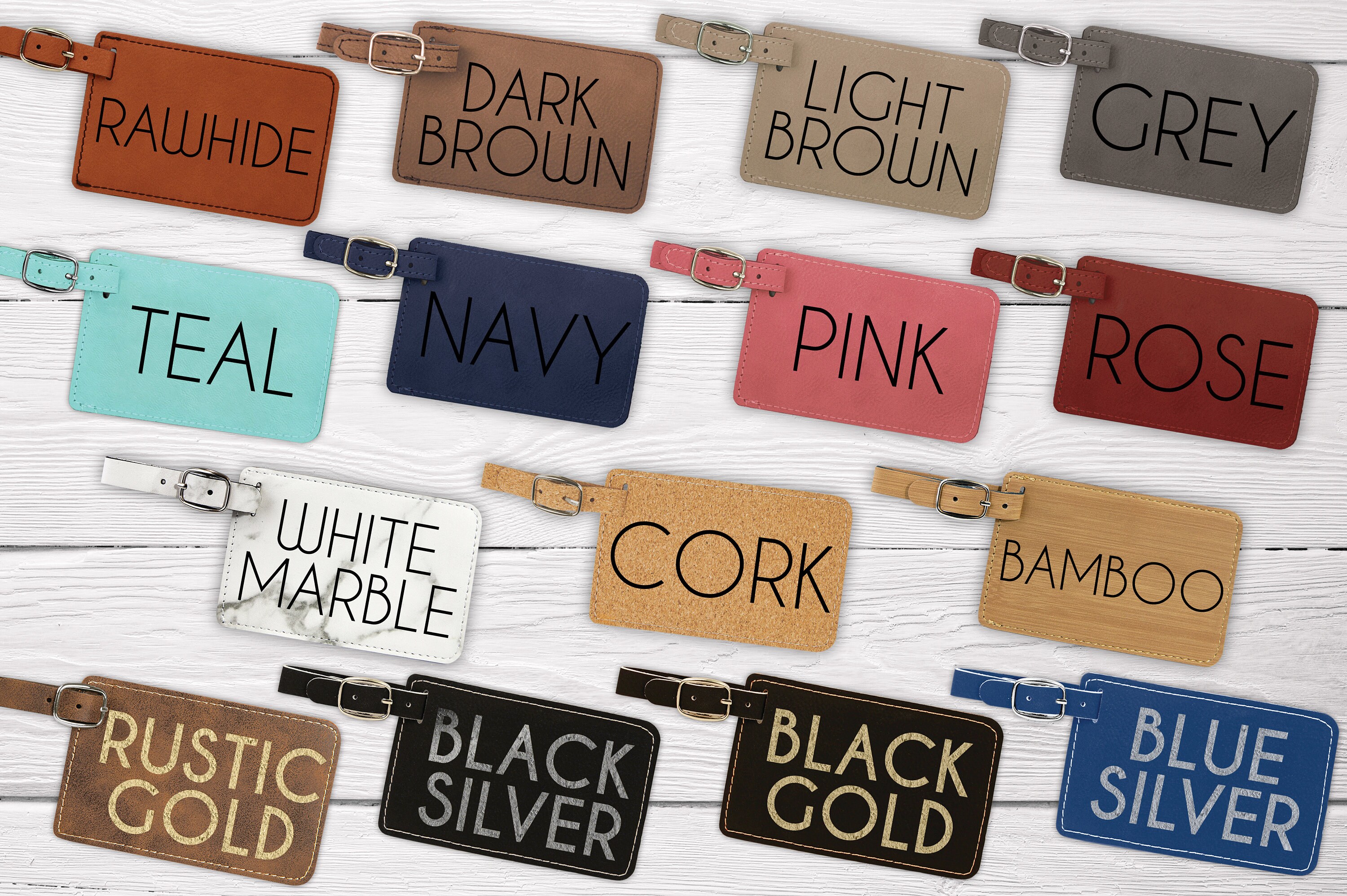 His and Hers Personalized Luggage Tags and so the Adventure Etsy