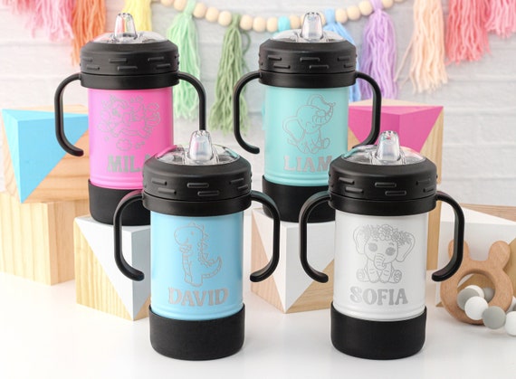 Sippy Cup, Engraved Sippy Cup, Toddler Tumbler, Personalized Sippy Cup,  Ring Bearer Gift, Flower Girl Proposal Gift, Kids Tumblers 