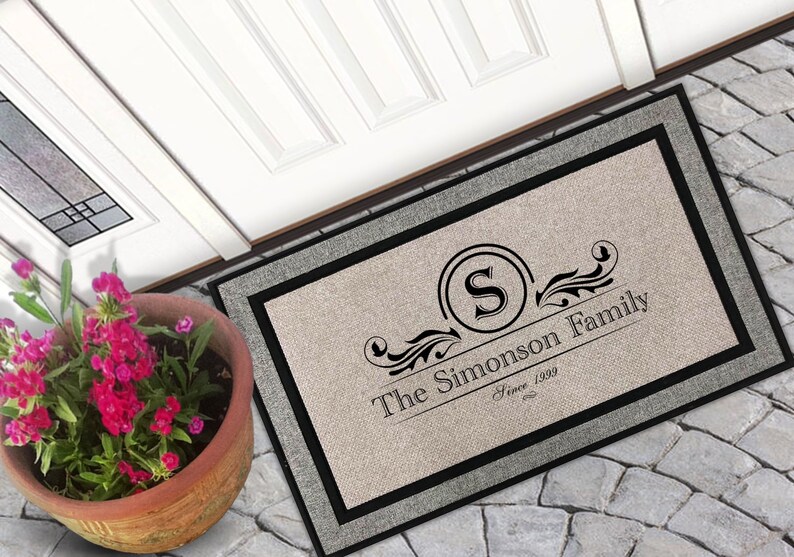 Personalized Door Mat Doormat Custom Door Mat Personalized Etsy