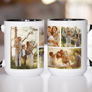 Personalized Photo Mug with six pictures printed