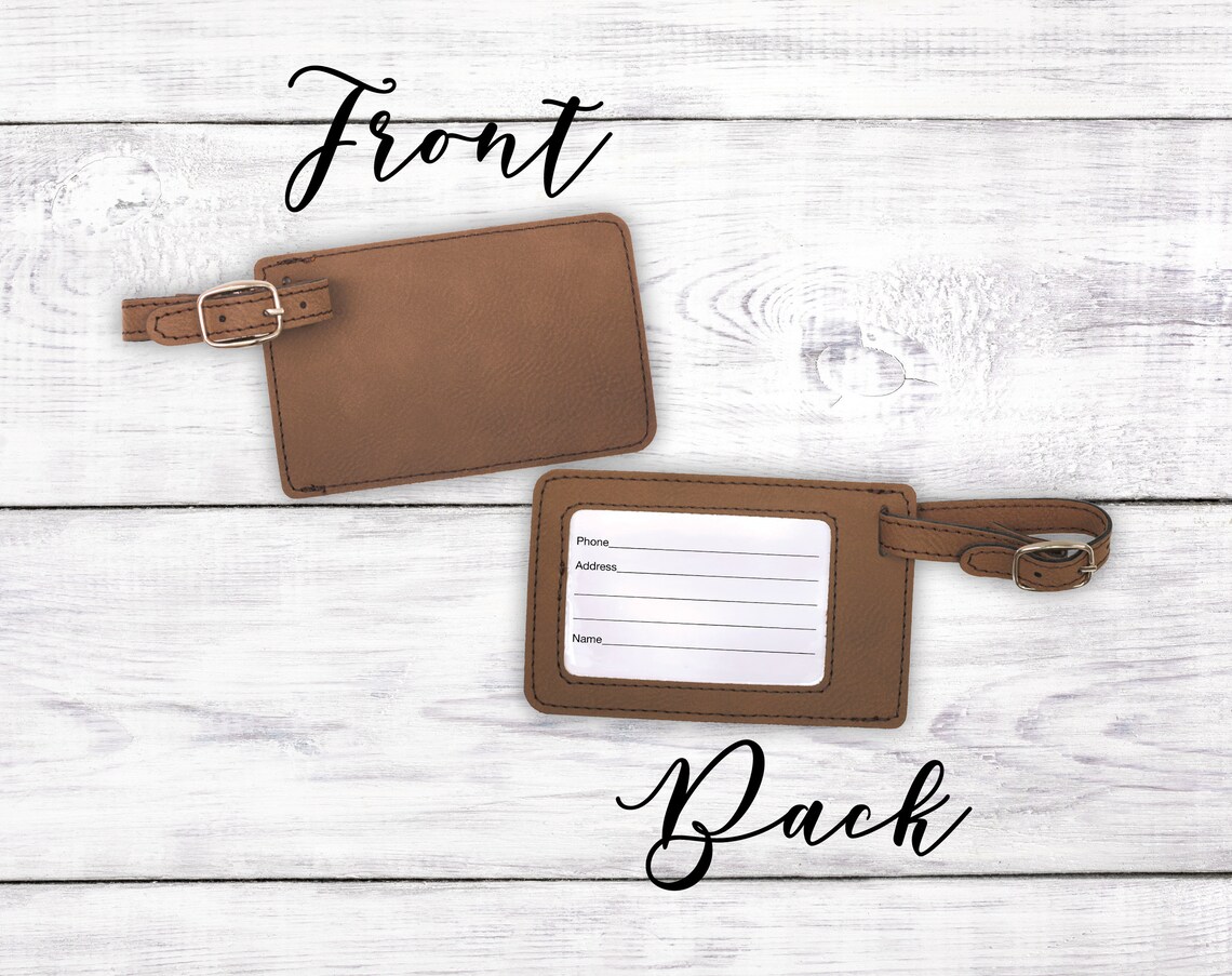 His and Hers Personalized Luggage Tags Traveling Together Etsy