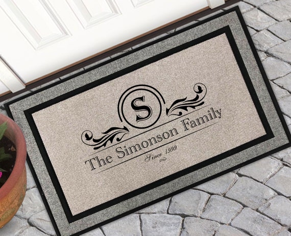 Personalized Door Mat Doormat Custom Door Mat Personalized Etsy