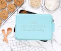 Personalized Metal Cake Pan with Lid, Custom Engraved Aluminum Cake Pan, Baker Gifts, Gigi Gifts, Baking Gift, Cooking Gift, Gift for Baker