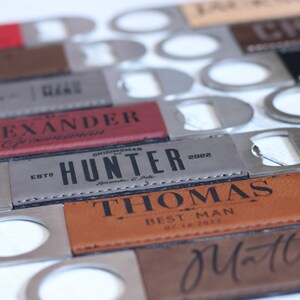 Custom Bottle Opener – Personalized Bar Key for Groomsmen, Bartenders ...