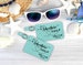 His and Hers personalized Luggage Tags, And so the adventure begins luggage tags 