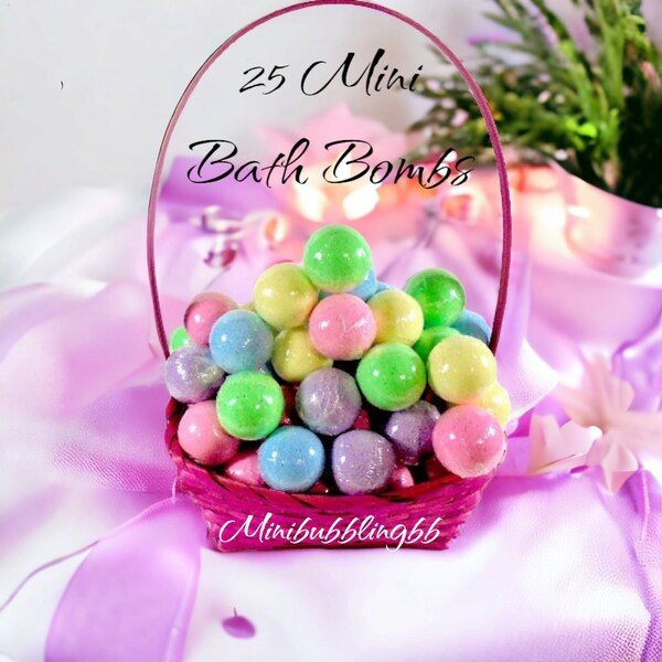 Mini Bath Bomb Etsy