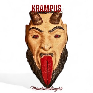 Krampus Horror Halloween Bath Bomb, Gothic Spa Gift, Christmas horror, Myrrh, Dragons Blood and Patchouli, Horror bath bomb, bath bomb