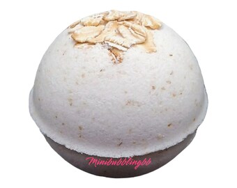 Oatmeal Bath Bomb 2.5 oz., Wedding Favors, Shower Favors, Birthday Favors, Bachelorette Favors, Gift for Her, Gift For Mom, Oatmeal Honey