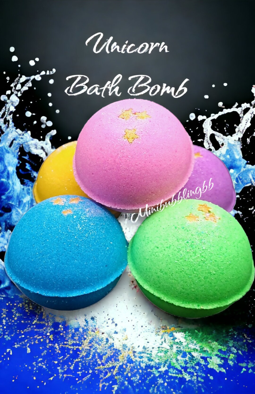 Magical Bath Bomb 2.5 Oz. Unicorn Bath Bombs Gulf Ball Bath Bomb