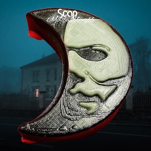 Boogeyman Soap | Glow in the Dark Halloween Soap | Creepy Horror Inspired Soap | Spooky Bathroom Decor | Unique Handmade Gift