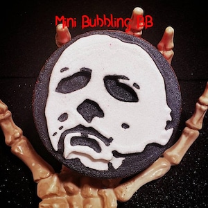 Scary Man Face Bath Bomb, Halloween Favors, Halloween bath bomb, Horror bath bomb, Horror favors, Gothic Favors, Gift Idea for Horror Lover
