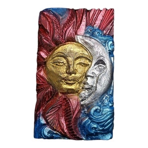 Celestial Sun and Moon Soap | Handmade Artisan Bar | Cosmic Bath & Body | Gift for Her | Moon Lover Soap | Unique Spiritual Skincare