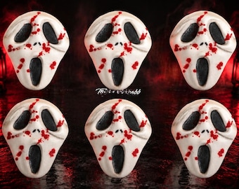 Boo Face Bath Bomb – Luxury Creepy Cute Ghost Spa Gift, Handcrafted Gothic Phantom Treats, Pastel Goth Holiday Party Favors