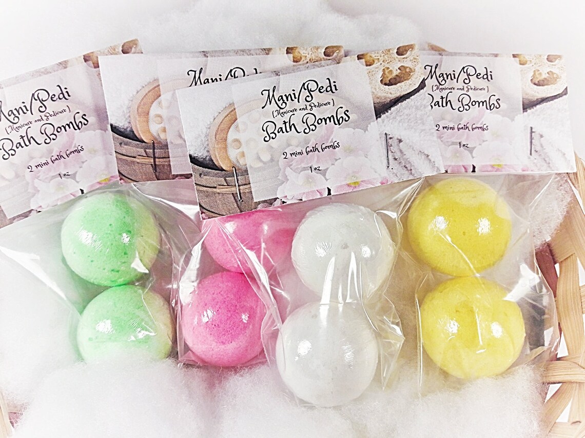Manicure and pedicure bath bombs bath bombs bath bomb 1 oz Etsy